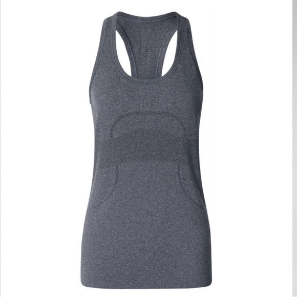 Lululemon Swiftly Tech Racerback in Heathered Black Size 4 - Picture 4 of 12
